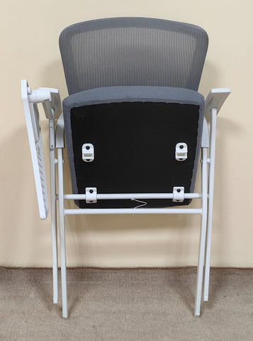 Study Chair with Foldable Writing Pad – Grey | IH 082