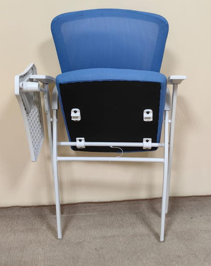 Study Chair with Foldable Writing Pad – Blue | IH-082 | UAE Delivery