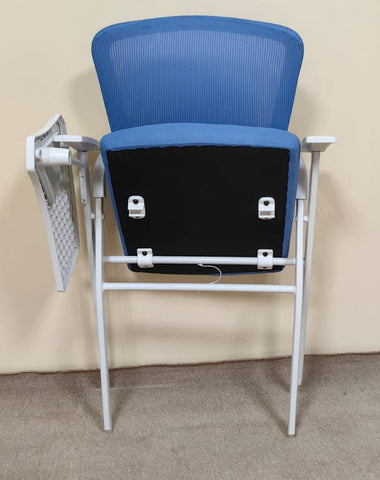 Study Chair with Foldable Writing Pad – Blue | IH-082 | UAE Delivery