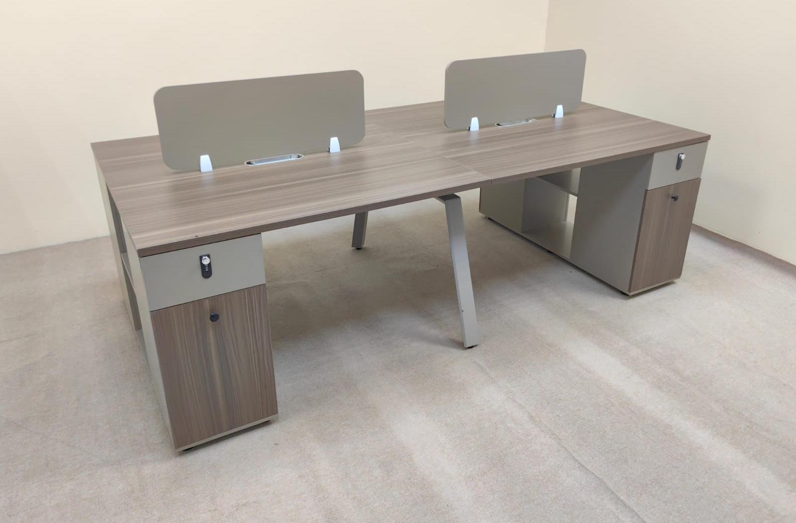 Four Person Office Workstation IH 4170 | Premium Office Table UAE