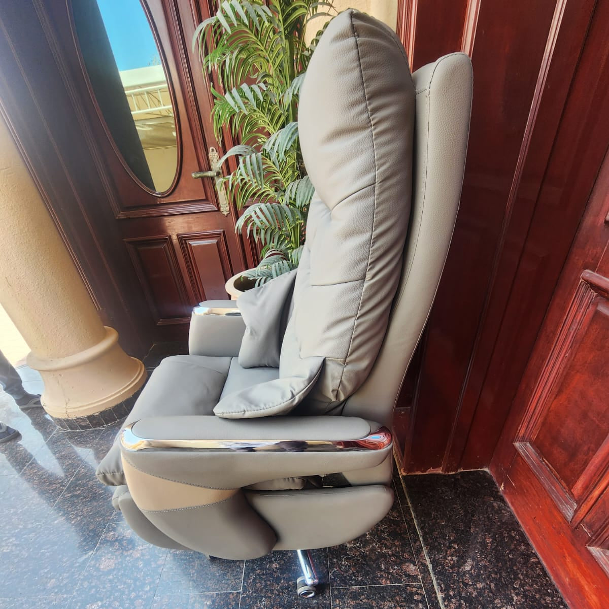 Electric Recliner Office Chair - PU Leather Ergonomic Chair UAE | IH 6076