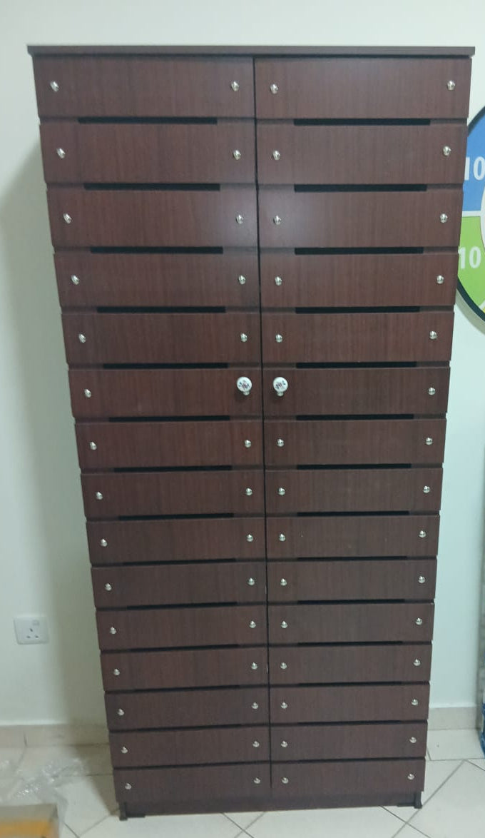 Oak Shoe Rack 180cm - Premium Storage Solution UAE | Model IH 522