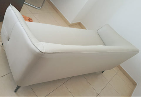 Aurora 8136 Beige Leather Sofa Set UAE - 3 Seater, 2 Seater & 1