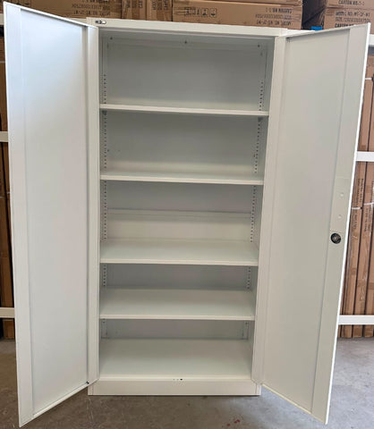 GO Full Height Cabinet | Model GO-FMBC (FYD-W007) – White Tex Storage Solution