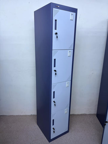 GO 4-Tier Steel Locker | Model GO-T4 (FYD-G004) – H185 × W38 × D45 cm