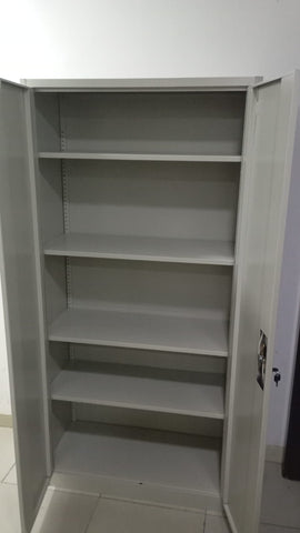 INFINI HOMES Metal Wardrobe Cabinet UAE - Lockable Hinged Doors Clothes Rail Cloakroom Dubai Abu Dhabi Sharjah