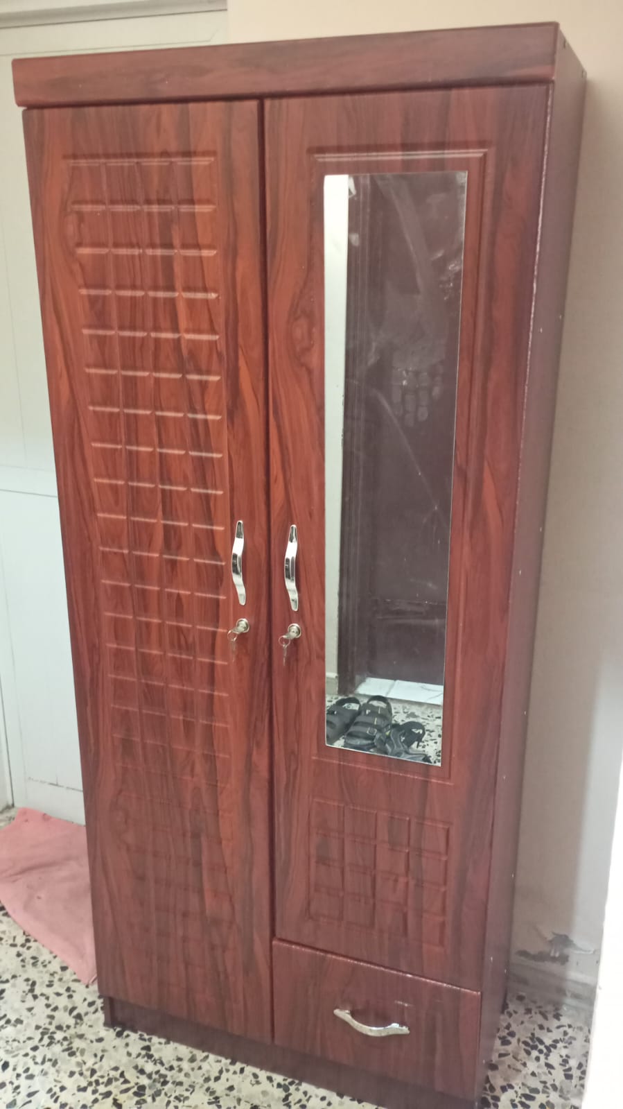Wooden Wardrobe IH 8821 | Premium Storage Cabinet UAE | Dubai