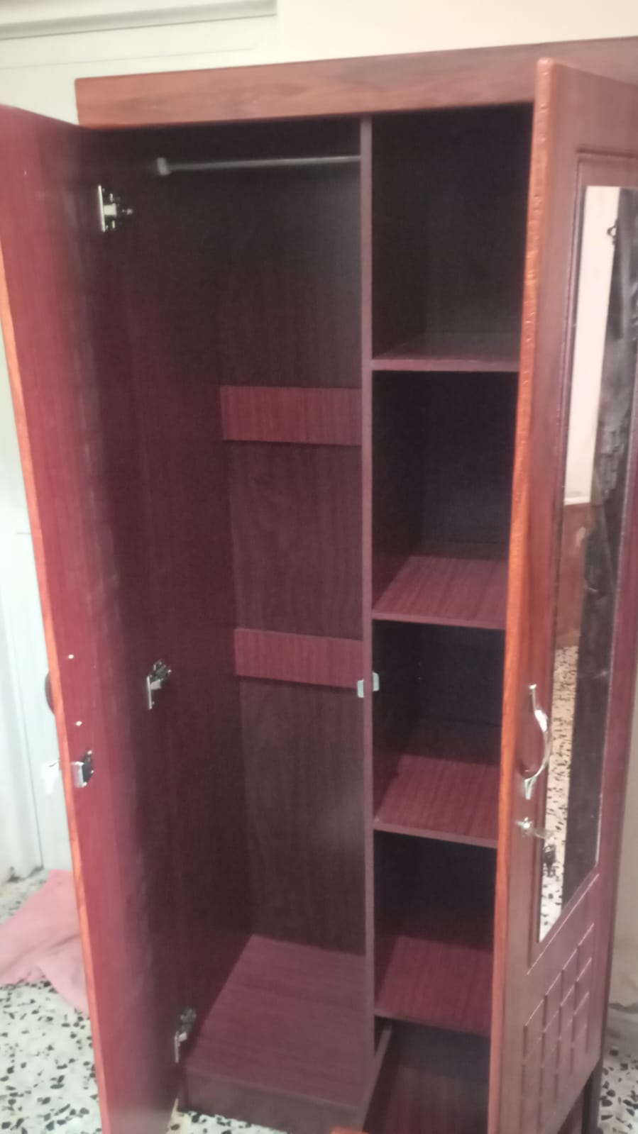 Wooden Wardrobe IH 8821 | Premium Storage Cabinet UAE | Dubai