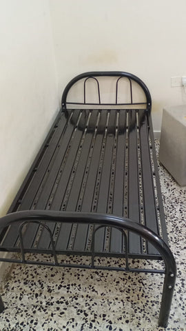 Premium Steel Single Bed Frame with Medicated Mattress - UAE Wide Delivery | INFINI HOMES