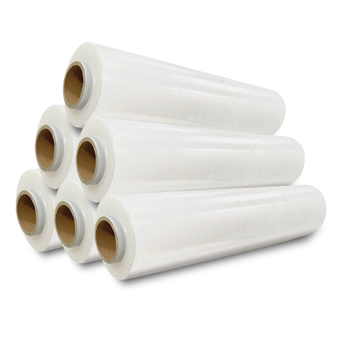 Infini Homes White Stretch Film Roll – Heavy-Duty Pallet Wrap for Secure Packaging & Shipping