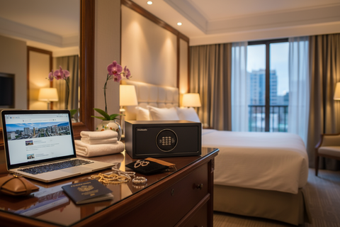 Chubbsafes AIR HOTEL 24L Compact Digital Safe – Anthracite Finish