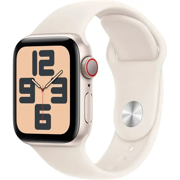 Apple Watch SE 2nd Gen 2024 GPS Aluminum Case Midnight Sport Band | UAE Stock | Dubai Abu Dhabi Sharjah Ajman Fujairah RAK UAQ Starlight