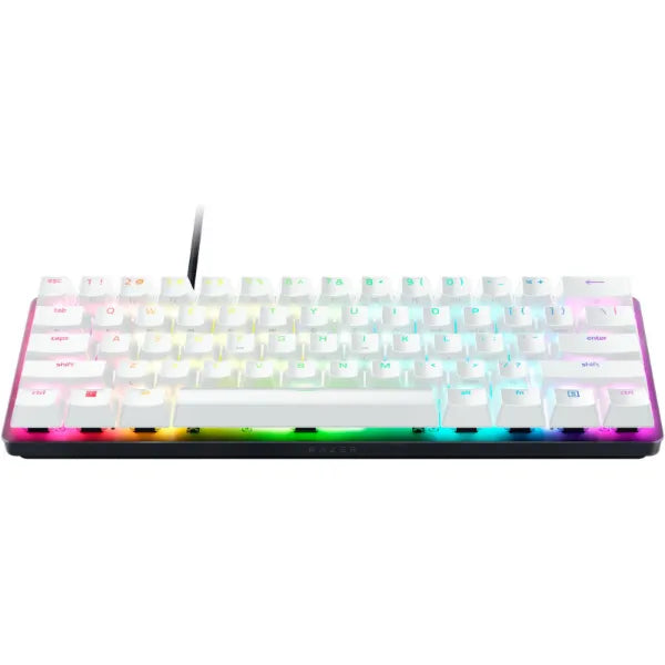 Razer Huntsman Mini Special Edition 60% Optical Gaming Keyboard Mercury White - UAE Stock | Dubai, Abu Dhabi & All Emirates Delivery