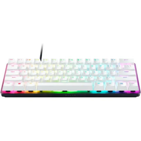 Razer Huntsman Mini Special Edition 60% Optical Gaming Keyboard Mercury White - UAE Stock | Dubai, Abu Dhabi & All Emirates Delivery