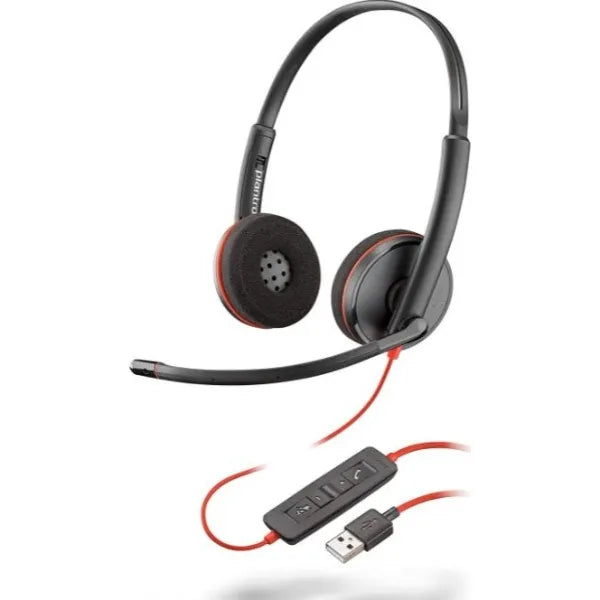 Plantronics Blackwire C3220 USB-A Wired Headset with Noise Canceling Mic UAE | Dubai, Abu Dhabi, Sharjah, Ajman, Fujairah, Ras Al Khaimah & Umm Al Quwain