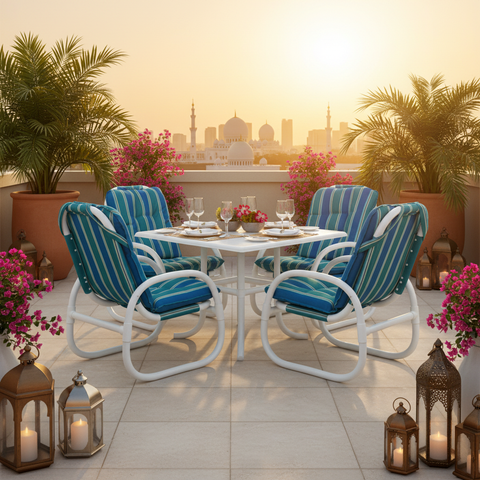 IH 1122 Dining Table and Chair Set UAE | Premium Furniture Dubai