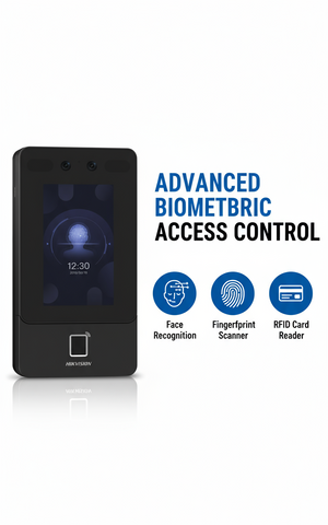 Hikvision DS-K1T342MFWX Face Recognition Access Control Terminal - Fingerprint & Card Reader