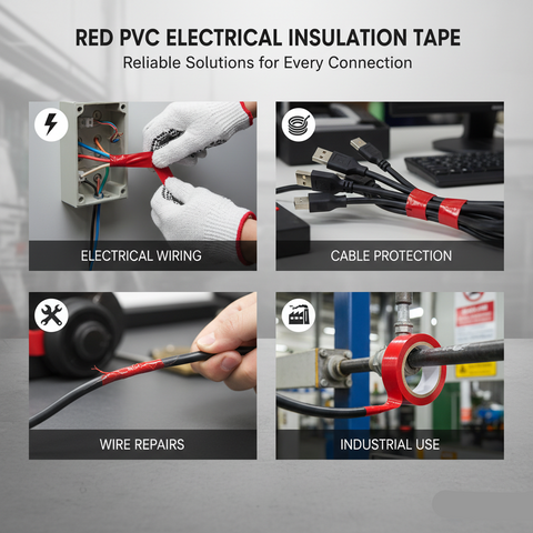 Professional PVC Electrical Insulation Tape - Flame Retardant & Waterproof | UAE