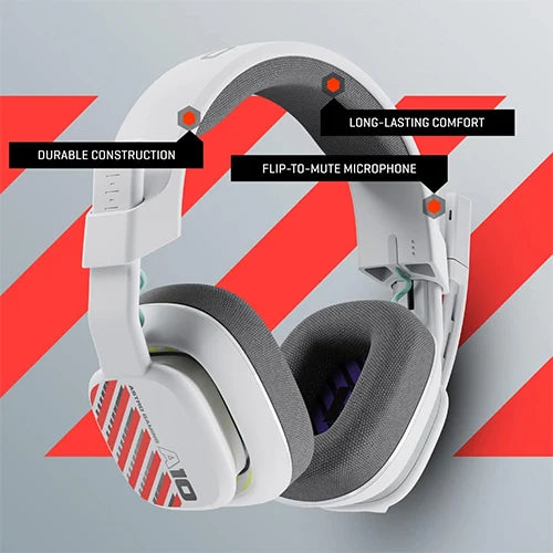 ASTRO A10 Gen 2 Wired Gaming Headset White | UAE Gaming Headphones Dubai, Abu Dhabi, Sharjah