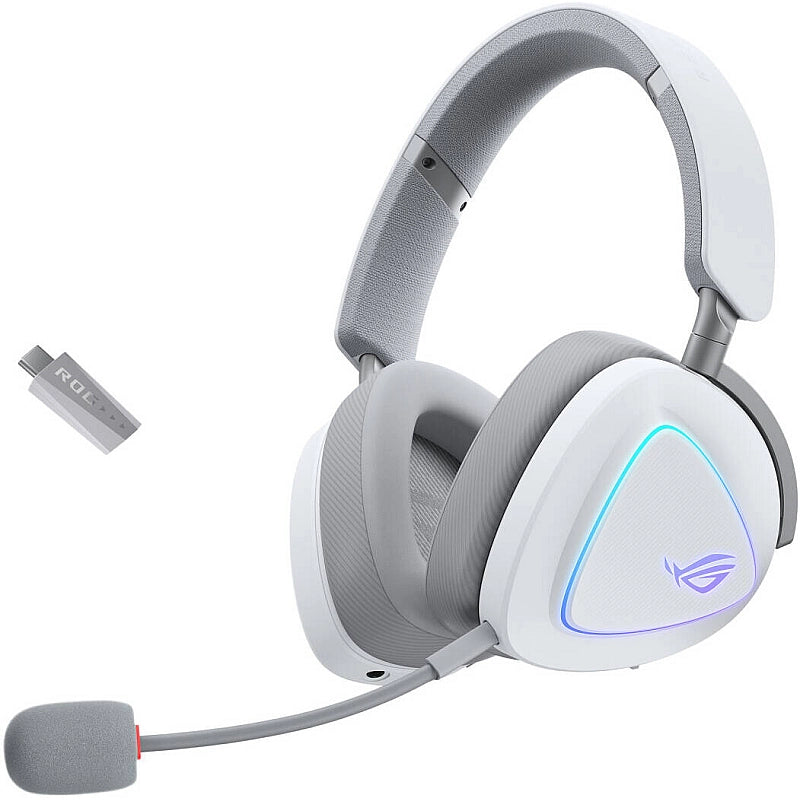 ASUS ROG Delta II Wireless Gaming Headset UAE | 50mm Titanium Drivers, ANC, Tri-Mode Connectivity