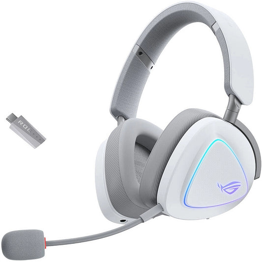 ASUS ROG Delta II Wireless Gaming Headset UAE | 50mm Titanium Drivers, ANC, Tri-Mode Connectivity