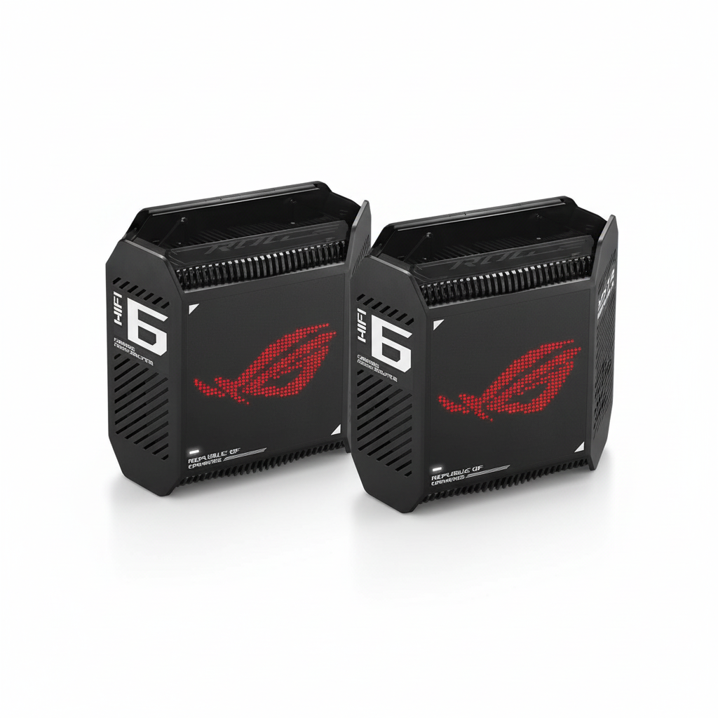 ASUS ROG Rapture GT6 Tri-Band WiFi 6 Router UAE | 1.7GHz Processor 2.5Gbps Port | Dubai Abu Dhabi Sharjah Ajman Umm Al Quwain Ras Al Khaimah Fujairah