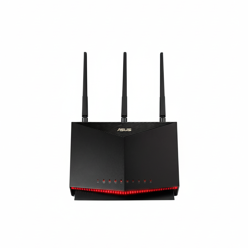 ASUS Dual-Band AC2600 LTE 4G AC86U Modem Router UAE | AiProtection Pro MU-MIMO Captive Portal | Dubai Abu Dhabi Sharjah Ajman Umm Al Quwain Ras Al Khaimah Fujairah