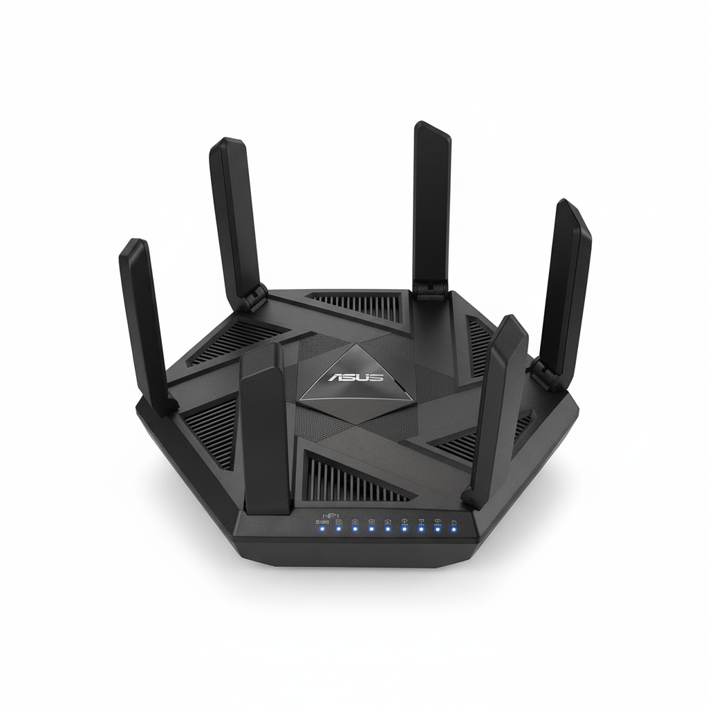 ASUS RT-AXE7800 Tri-Band WiFi 6E Router UAE | 7800 Mbps Gaming Router Dubai Abu Dhabi