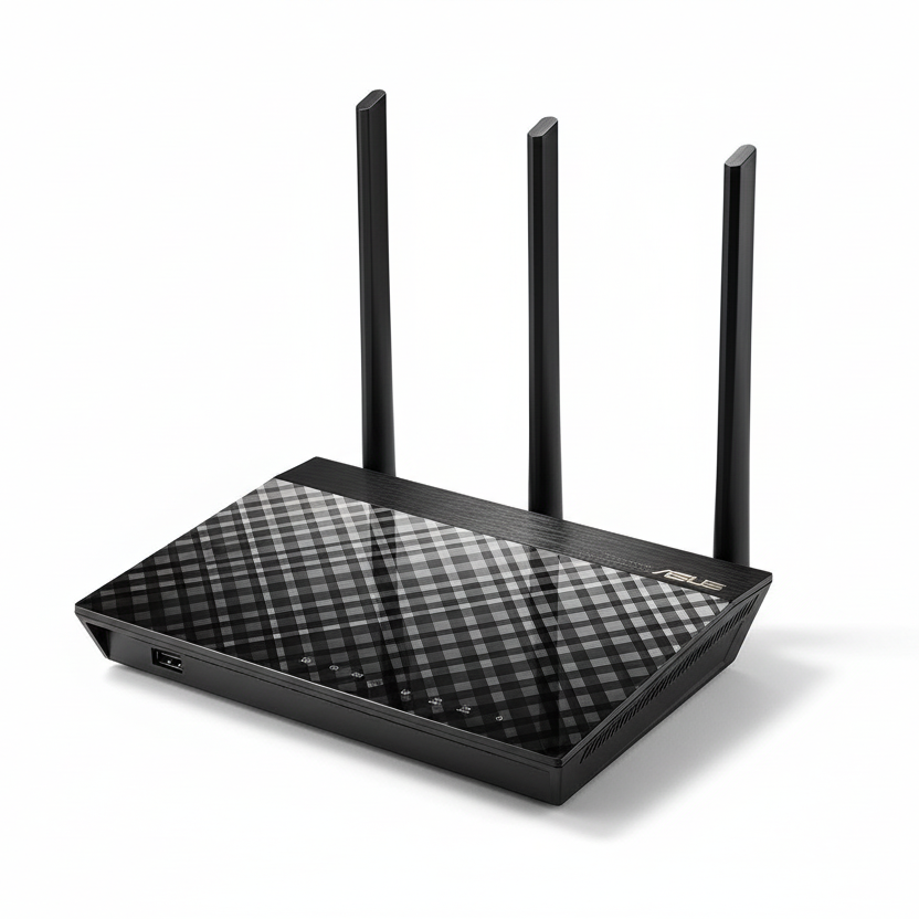 ASUS RT-AC66U AC1750 Dual-Band Wireless Gigabit Router UAE | 802.11ac WiFi Router Dubai Abu Dhabi Sharjah Ajman Umm Al Quwain Ras Al Khaimah Fujairah | UAE-Wide Delivery