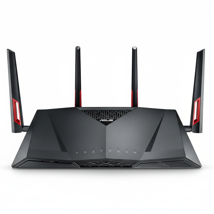 ASUS RT-AC88U AC3100 Dual-Band Gigabit WiFi Gaming Router with MU-MIMO UAE | Dubai Abu Dhabi Sharjah Ajman Umm Al Quwain Ras Al Khaimah Fujairah | UAE-Wide Delivery