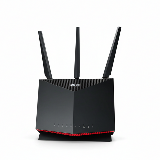 ASUS RT-AX86U AX5700 Dual-Band WiFi 6 Gaming Router UAE | PS5 Compatible Mobile Game Mode 2.5G Port | Dubai Abu Dhabi Sharjah Ajman Umm Al Quwain Ras Al Khaimah Fujairah