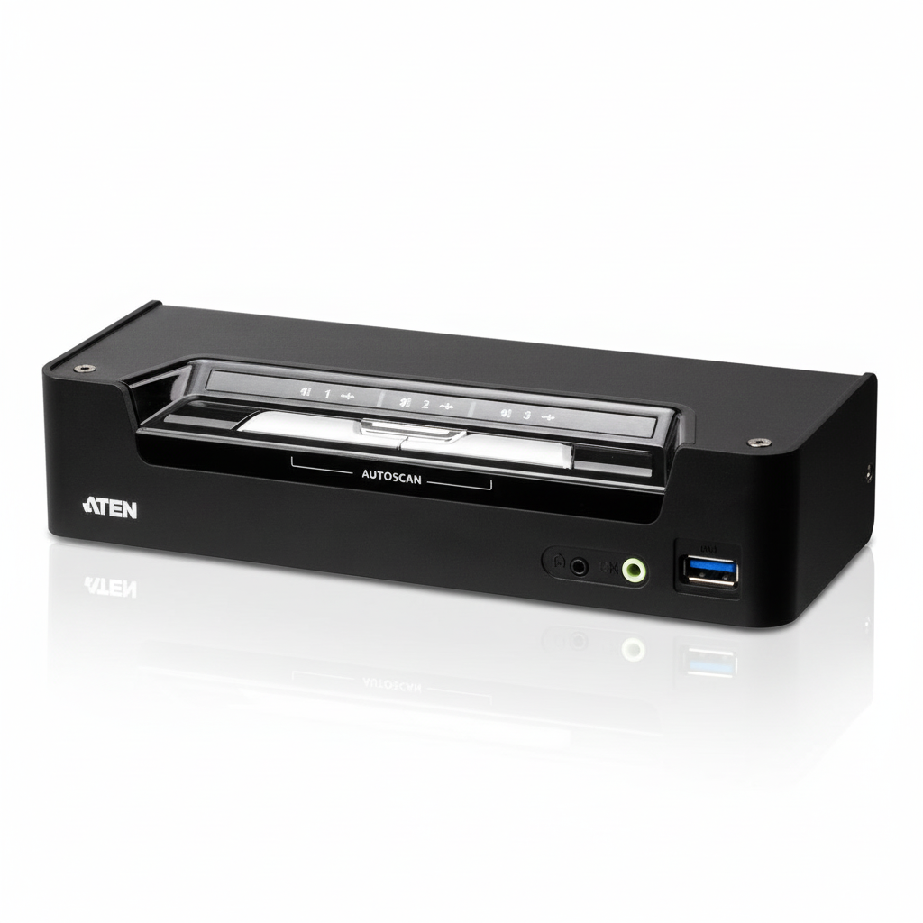 ATEN CS1953 3-Port USB-C DisplayPort Hybrid KVMP Switch UAE | Dubai Abu Dhabi Sharjah Ajman Umm Al Quwain Ras Al Khaimah Fujairah | UAE-Wide Delivery