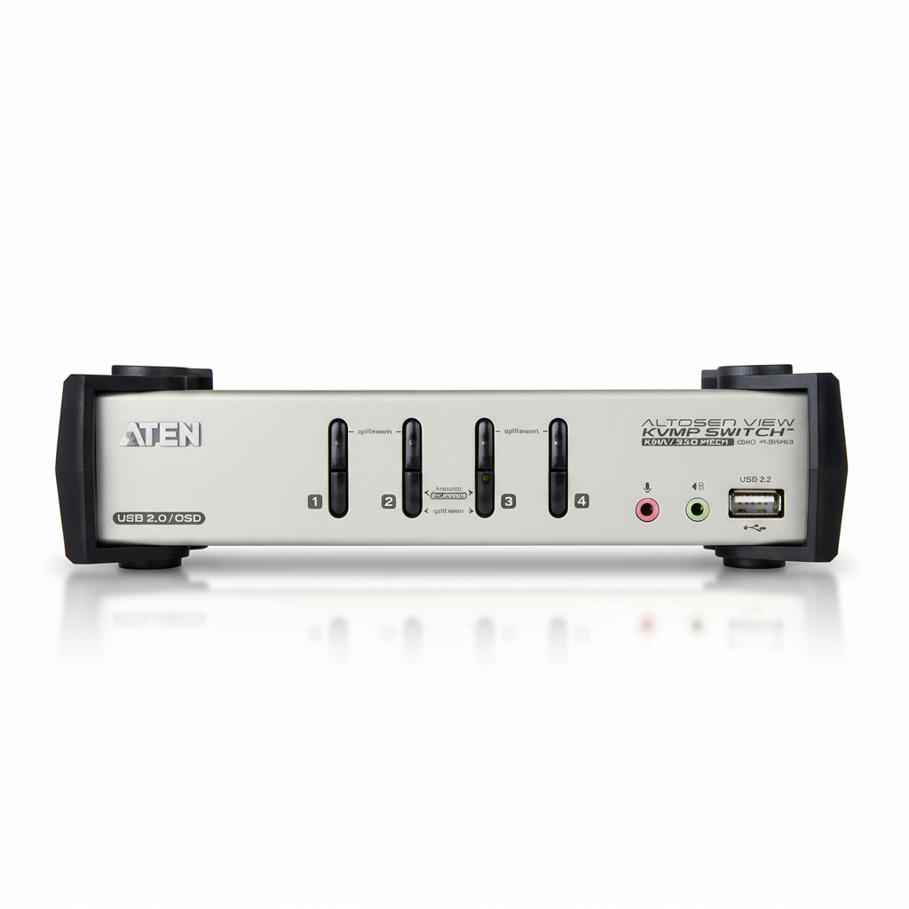 ATEN CS1734B 4-Port PS/2 USB VGA/Audio KVMP Switch UAE | Dubai Abu Dhabi Sharjah Ajman Umm Al Quwain Ras Al Khaimah Fujairah | UAE-Wide Delivery