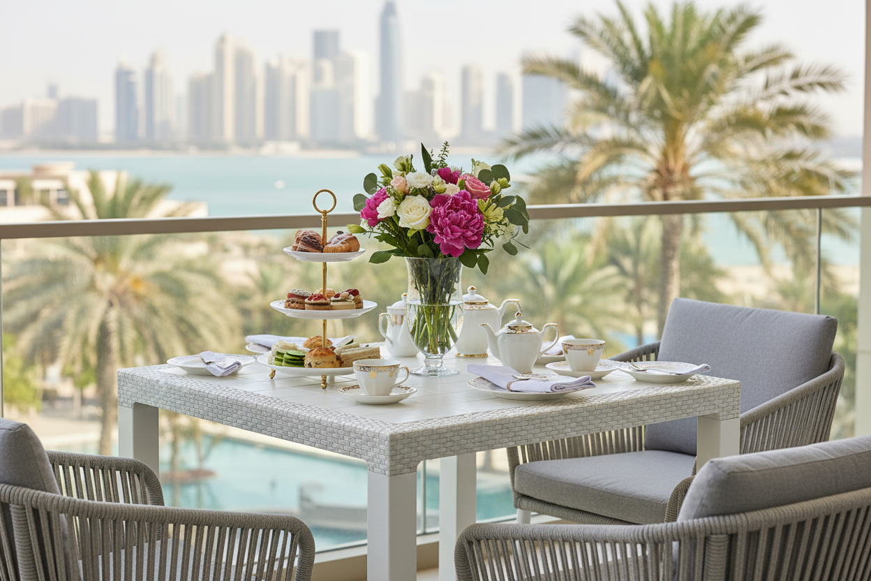 Premium Cedarattan Dining Table 90x90cm - UAE Wide Delivery to Dubai, Abu Dhabi & All Emirates