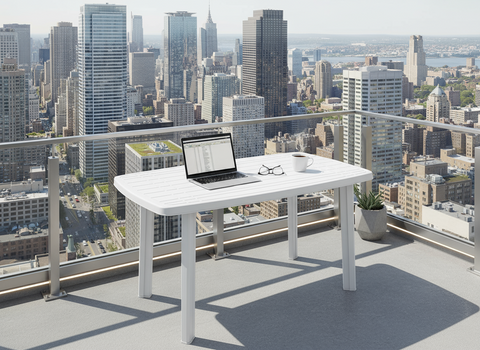 Long White Table Dubai | Premium Dining Tables UAE | INFINI HOMES