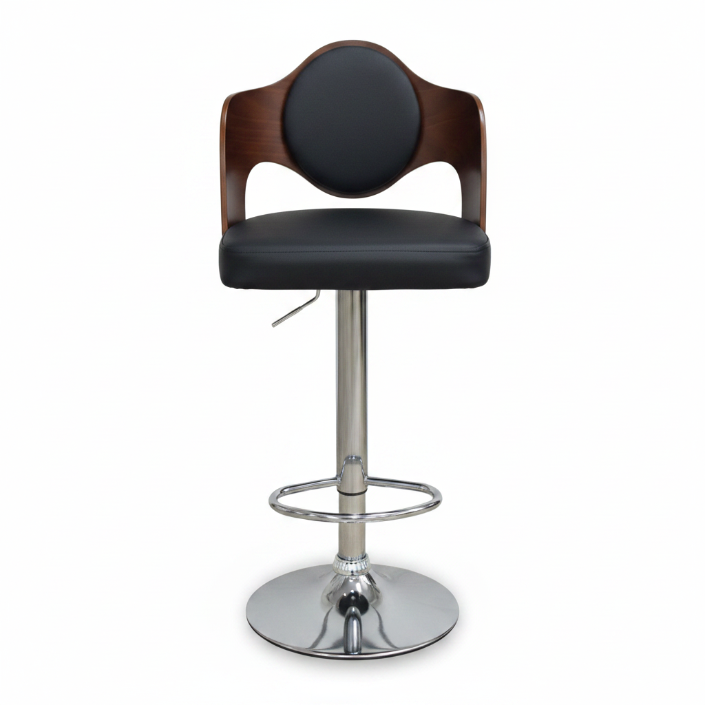 Black Bar Chair IH 1018 | Premium Barstool UAE
