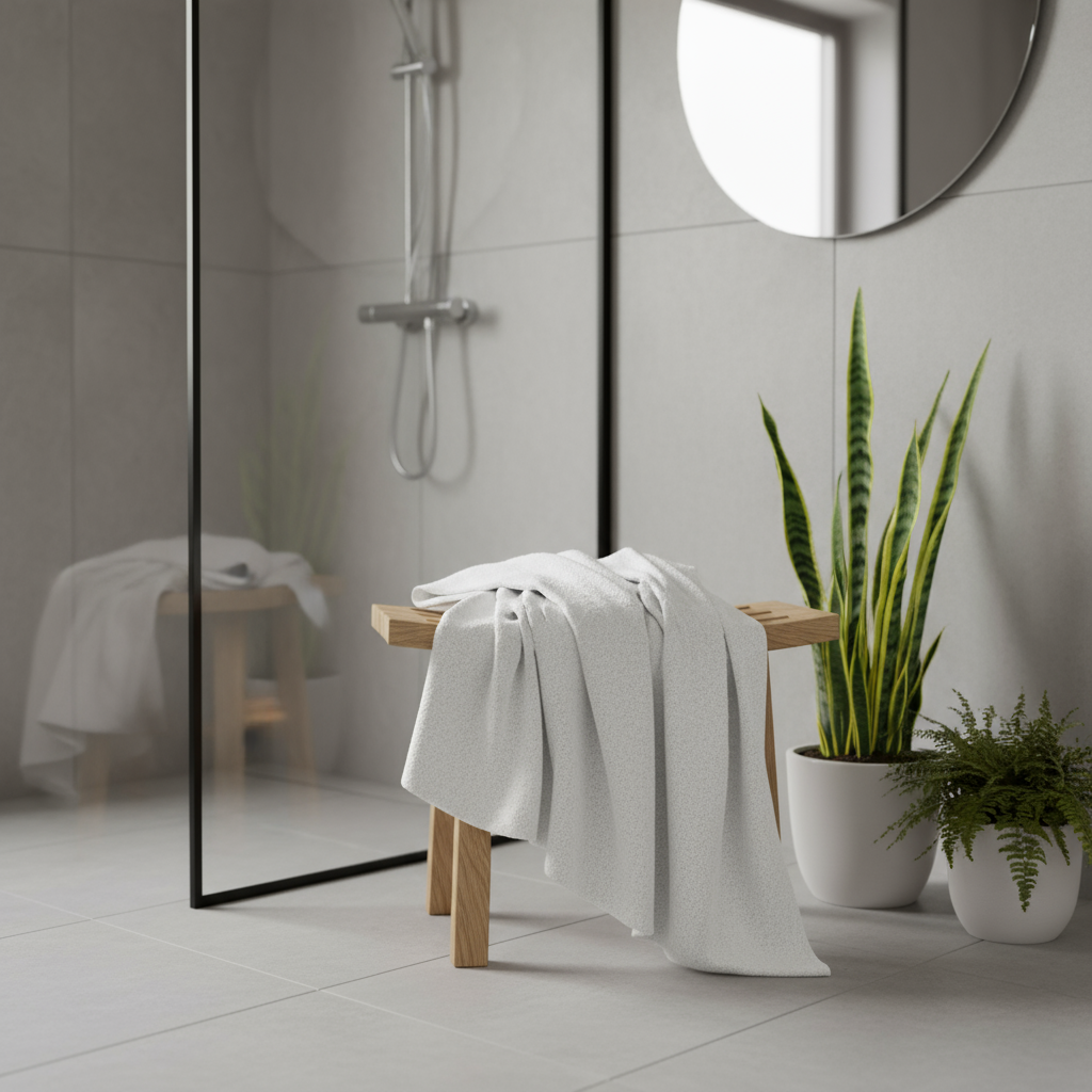 Luxury White Pool Towel UAE Dubai | 90x180cm 600 GSM Egyptian Cotton Beach Resort