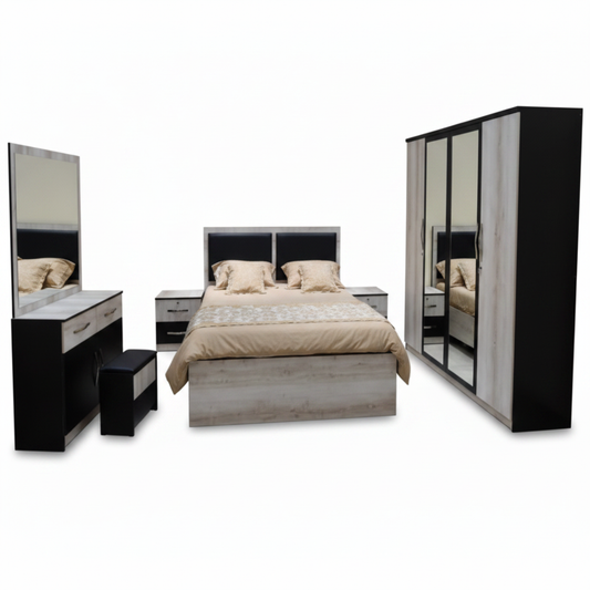 Bedroom Set IH 469 | King Size 180×200 Wooden Bed | UAE