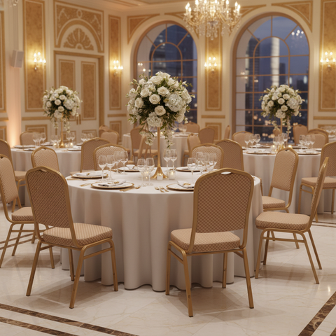 Hotel Chair IH 918T | Premium Hospitality Seating – INFINI HOMES UAE