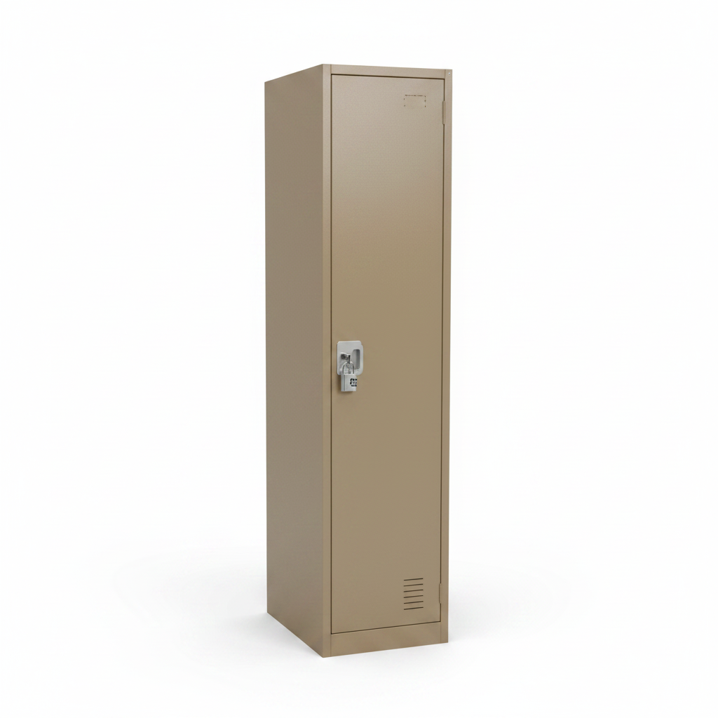 Steel Single Tier Locker | Full-Height Metal Storage Locker UAE – IH FS-114 Golden
