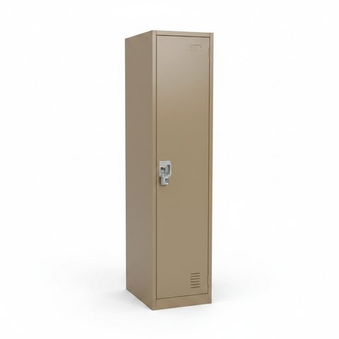 Steel Single Tier Locker | Full-Height Metal Storage Locker UAE – IH FS-114 Golden