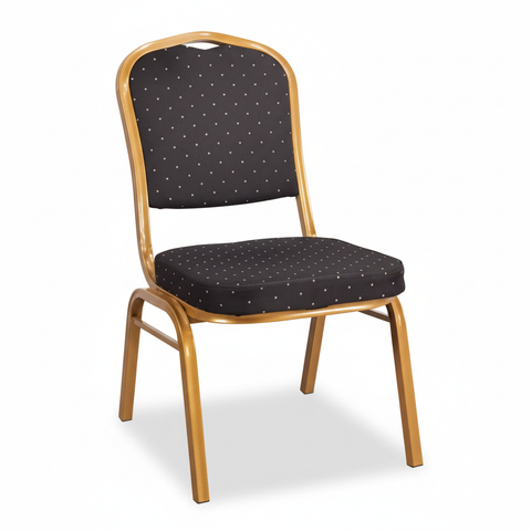 Hotel Chair IH 918T | Premium Hospitality Seating – INFINI HOMES UAE Black
