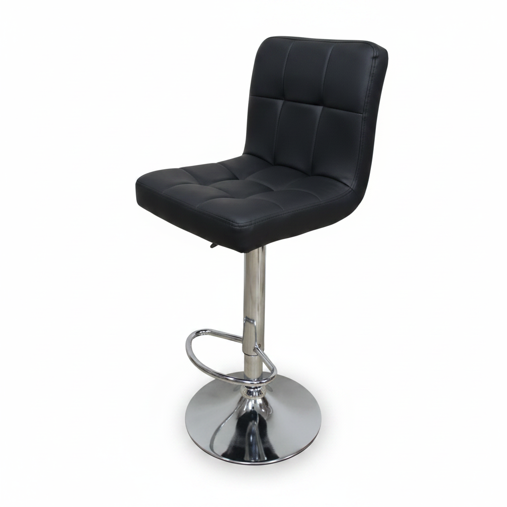 Bar Stool IH 1027 | Black Premium Bar Chair – INFINI HOMES UAE