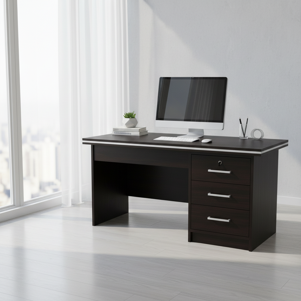 Office Desk Coffee Table 1M (100x60x75cm) - Premium Furniture UAE