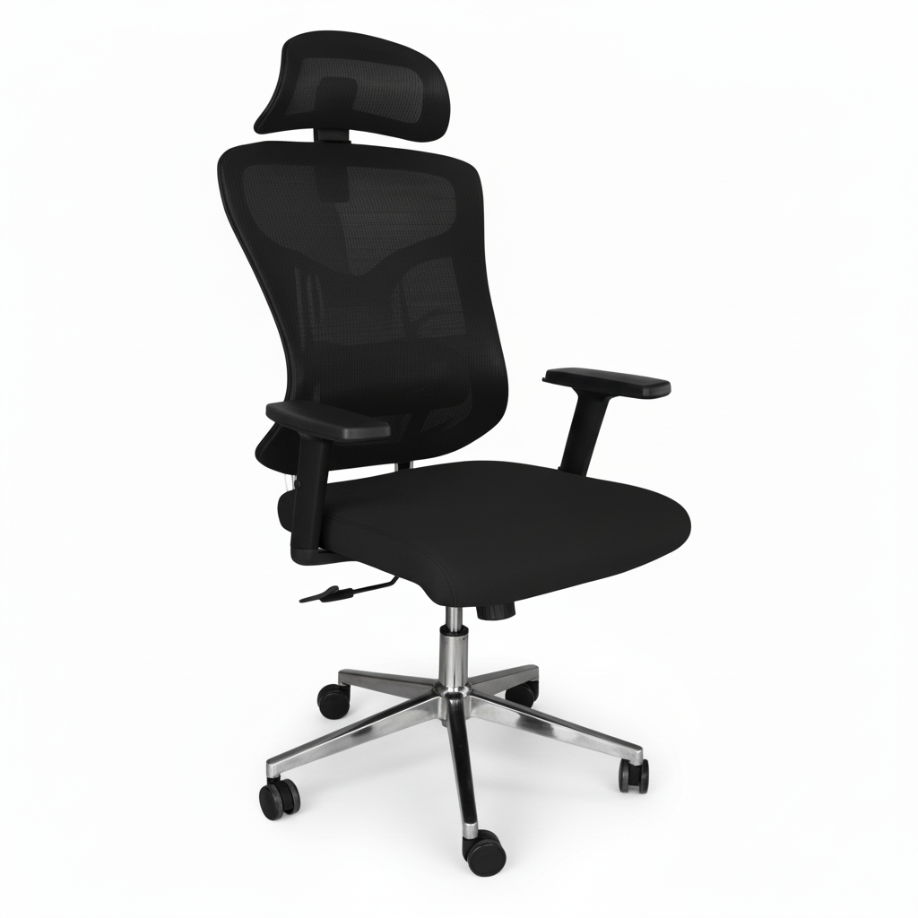 Ergonomic Mesh High Back Office Chair with Headrest UAE | Premium Executive Chair Dubai | IH 8001