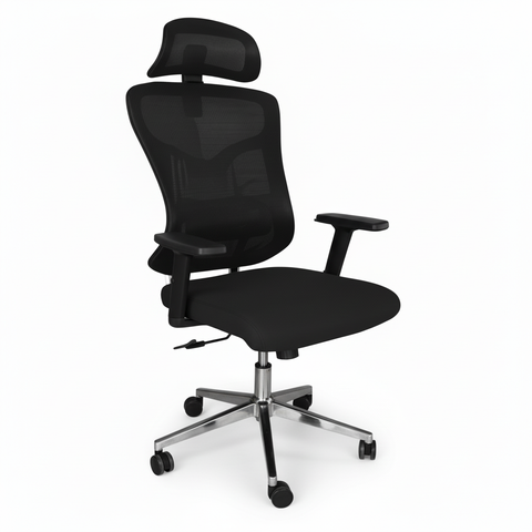 Ergonomic Mesh High Back Office Chair with Headrest UAE | Premium Executive Chair Dubai | IH 8001