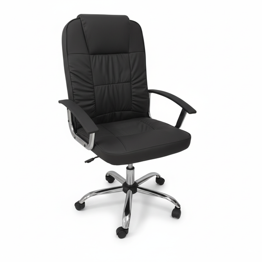 High Back Executive Office Chair PU Leather - Ergonomic Desk Chair UAE | IH 9947