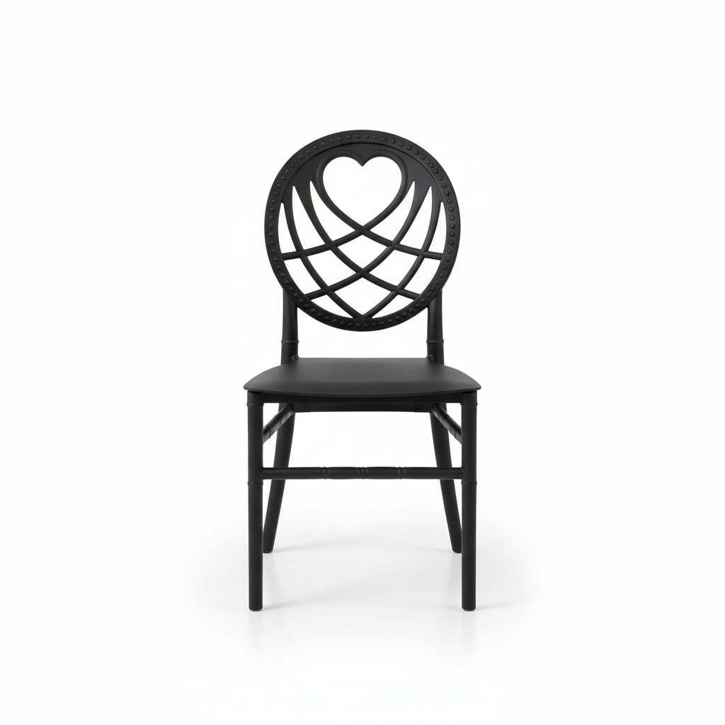 PP Dining Chair | Modern Polypropylene Chair – INFINI HOMES UAE Black