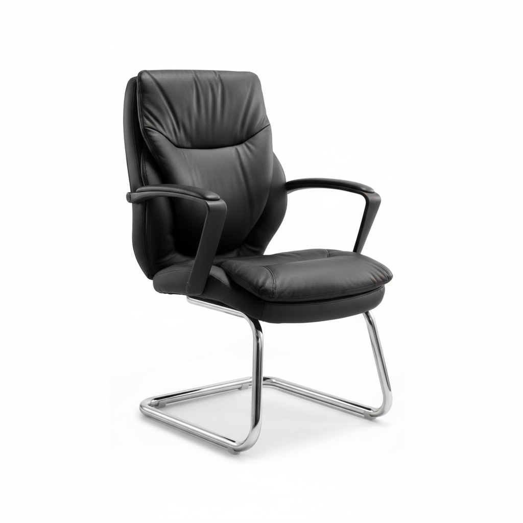 Heavy Duty Visitors Chair | SENOR VC | Chrome Cantilever Base | UAE