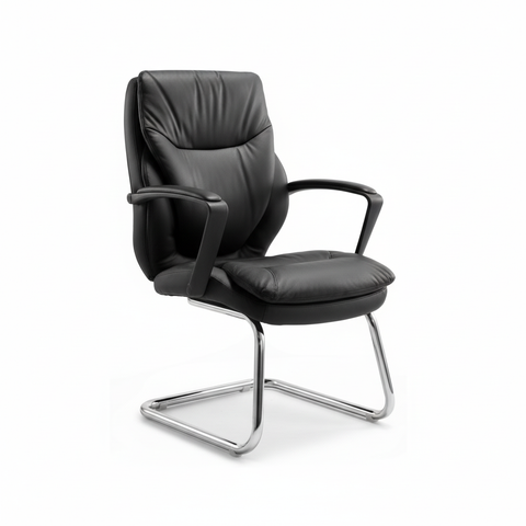 Heavy Duty Visitors Chair | SENOR VC | Chrome Cantilever Base | UAE